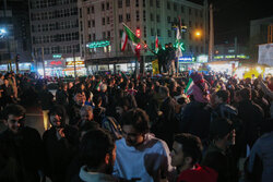 تجمع مردم اردبیل در حمایت از عملیات تنبیهی سپاه پاسداران