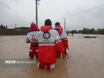 آماده باش هلال احمر برای  وقوع سیل در استان کرمان