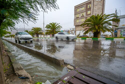 باران و سیل در شهر خور