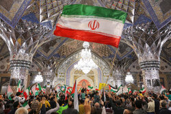People in Mashhad support Iran’s anti-Israel operation