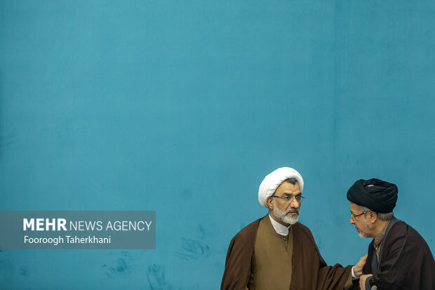 خسروپناهیان دبیر شورای عالی انقلاب فرهنگی  در جلسه شورای عالی انقلاب فرهنگی