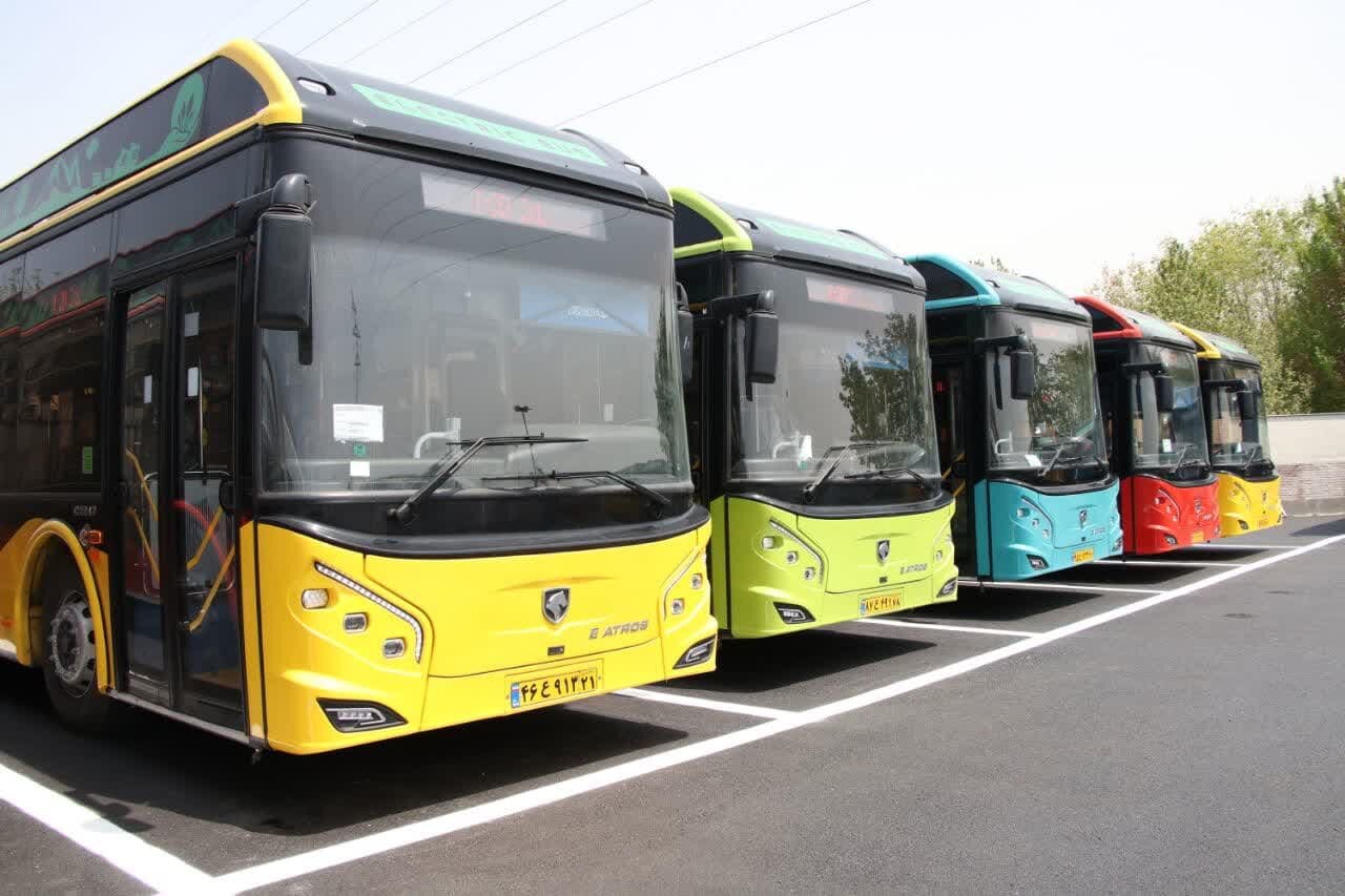 اتوبوس‌های جدید تهران در خطوط شرقی و جنوب پایتخت فعال شدند