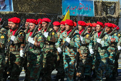 Iran Army Day parade in Zanjan