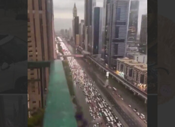 VIDEO: Unprecedented rainfall in Dubai