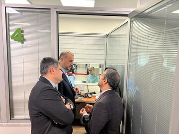 امير عبداللهيان يقوم بزيارة للقنصلية الإيرانية في اسطنبول
