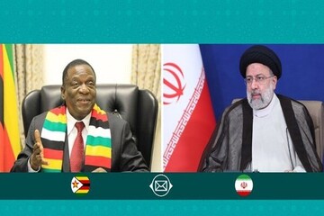 الرئيس الإيراني يهنئ رئيس زيمبابوي بمناسبة ذكرى استقلال بلاده