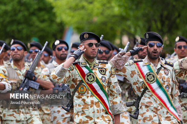مراسم روز ارتش - شیراز