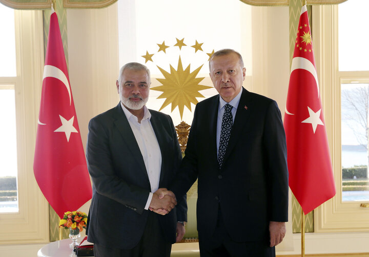 Hamas leader Haniyeh to visit Turkey this weekend: Erdogan