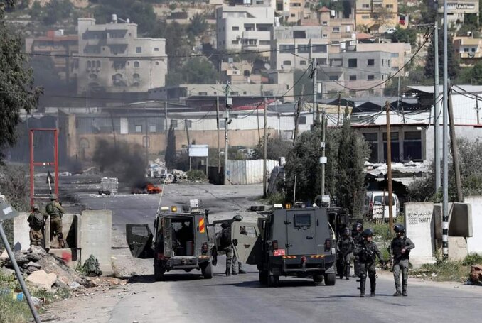 حمله نظامیان صهیونیست به کرانه باختری+فیلم