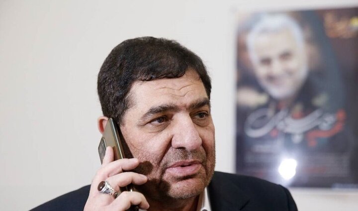 ارتباط تلفنی رئیس جمهور عراق با معاون اول رئیس‌جمهور