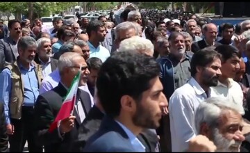 حمایت زرندی ها از سپاه پاسداران وارتش جمهوری اسلامی