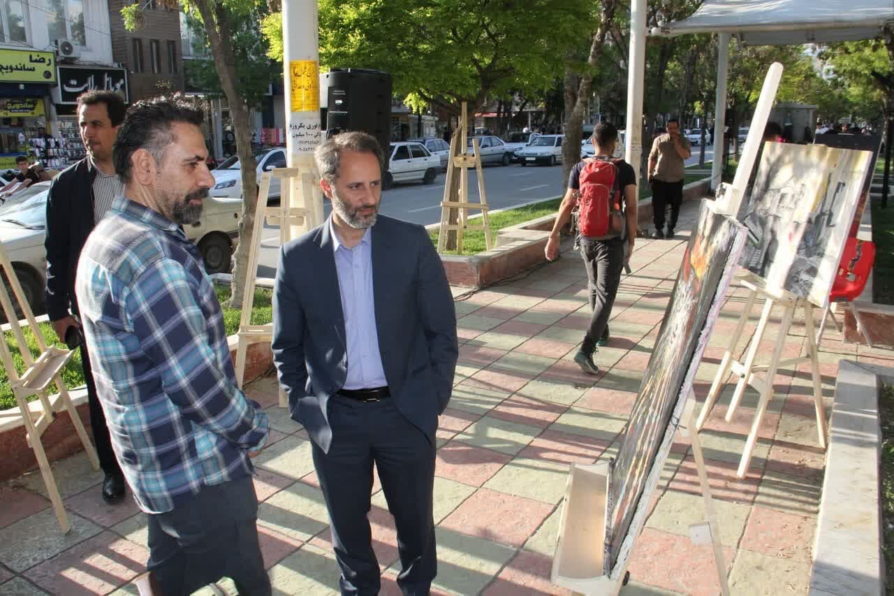 کرمانشاه میزبان نمایشگاه و کارگاه خیابانی نقاشی «وعده صادق»