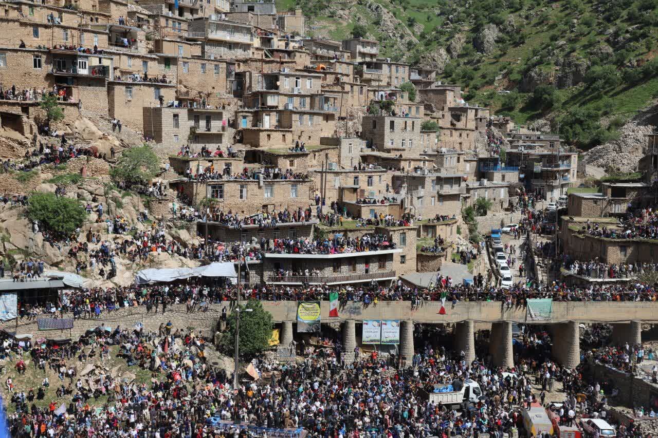 حضور هزاران گردشگر در بهشت گمشده کردستان