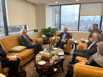 دیدار حسین امیرعبداللهیان با دستیار ویژه دبیر کل سازمان ملل متحد در امور صلح خاورمیانه