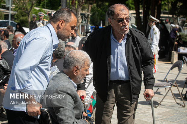  محمود خسروی وفا رییس کمیته ملی المپیک در مراسم بزرگداشت شهدای ورزشکار حضور دارد