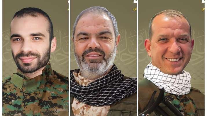 المقاومة الإسلامية في لبنان تزف 3 شهداء ارتقوا على طريق القدس