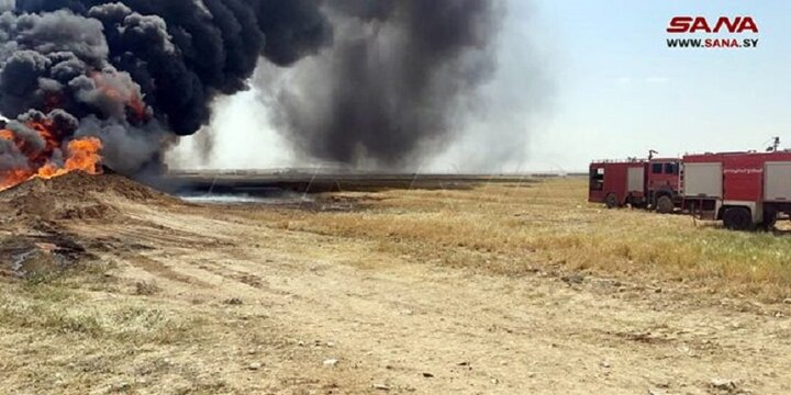 Fire reported in Syrian oil pipeline 