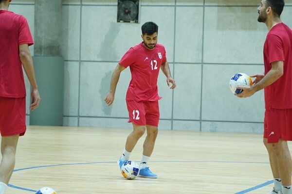تمرین تیم ملی فوتسال پیش از رویارویی با کویت برگزار شد