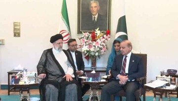 ایرانی صدر اور پاکستانی وزیر اعظم کی ملاقات، دہشتگردی کیخلاف مشترکہ کوششوں پر اتفاق