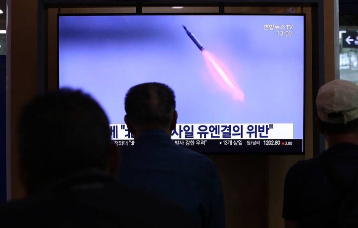 موشک بالستیک کره شمالی پس از ۷ دقیقه پرواز سقوط کرد