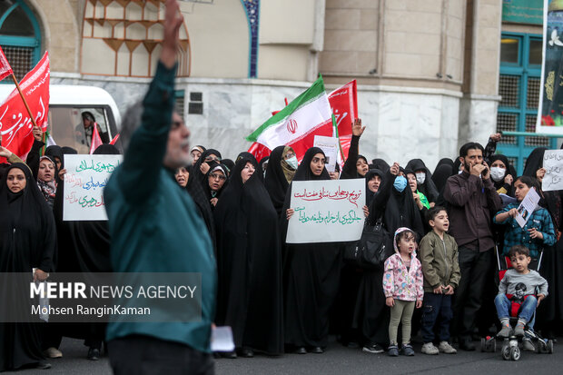 تجمع در حمایت از عفاف و حجاب