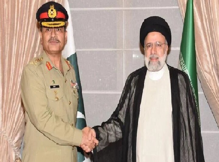 پاکستانی آرمی چیف جنرل عاصم منیر سے ایرانی صدر آیت اللہ رئیسی کی ملاقات