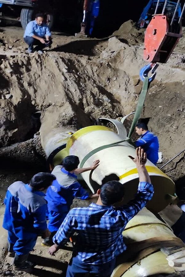 علت شکستگی خط انتقال آب زاینده رود به کاشان اعلام شد