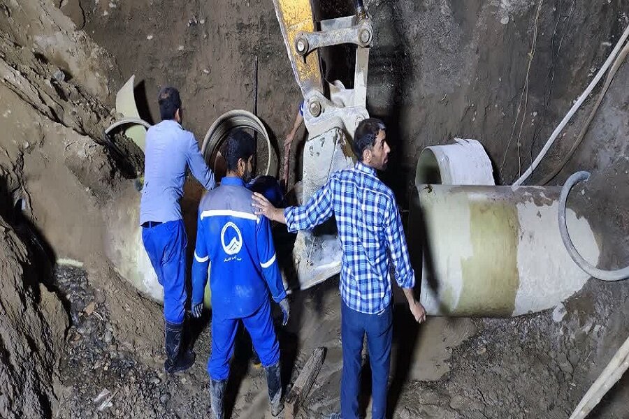 علت شکستگی خط انتقال آب زاینده رود به کاشان اعلام شد
