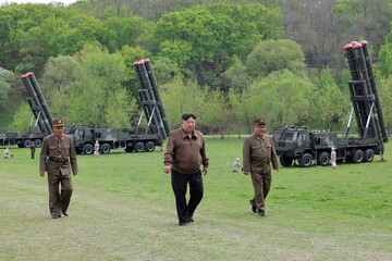 برگزاری رزمایش «ماشه هسته‌ای» کره شمالی  تحت نظر «کیم» با یک پیام روشن