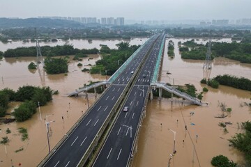 در سال ۲۰۲۳ بیش از ۸۰ درصد مخاطرات هواشناسی سیل و توفان بود