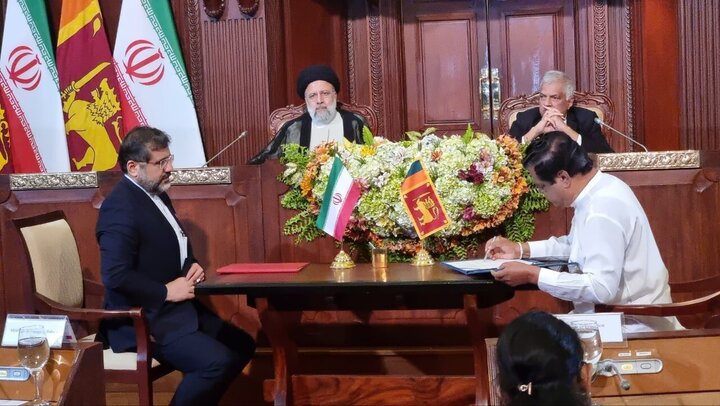Iran, Sri Lanka sign 5 MoU as Raeisi visits Colombo