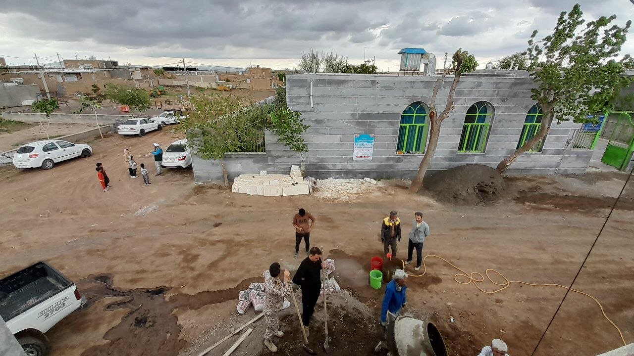 ساخت خانه بهداشت در روستای «کاشک» با کمک خیرین و گروه‌های جهادی