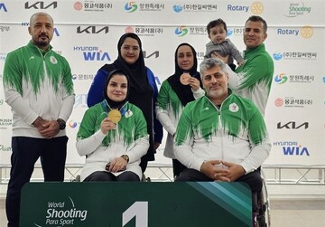 المنتخب الايراني لذوي الاحتياجات الخاصة يفوز بـ 3 ميداليات ملونة في منافسات كأس العالم للرماية
