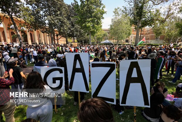 شعله‌ور شدن اعتراضات ضد اسرائیلی در دانشگاه‌های آمریکا