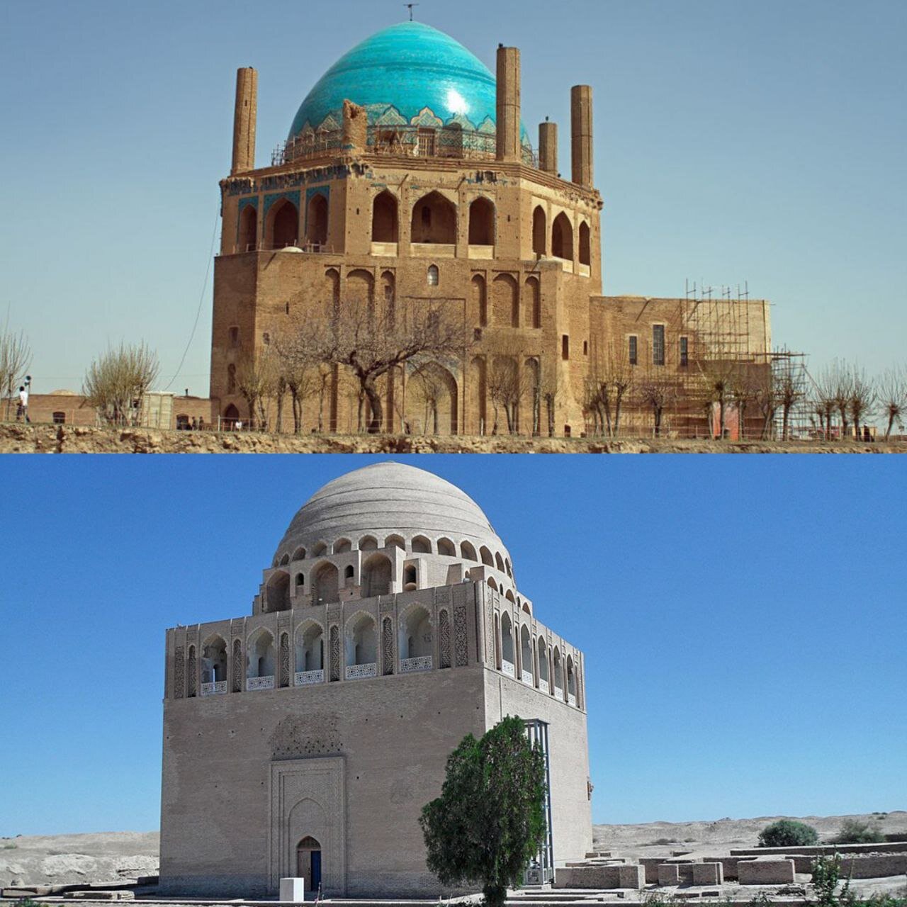 دو بنای همشکل در ایران و ترکمنستان را بشناسید