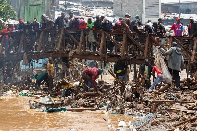 بارندگی شدید و سیل جان دست کم ۷۰ نفر را در کنیا گرفت+ تصاویر