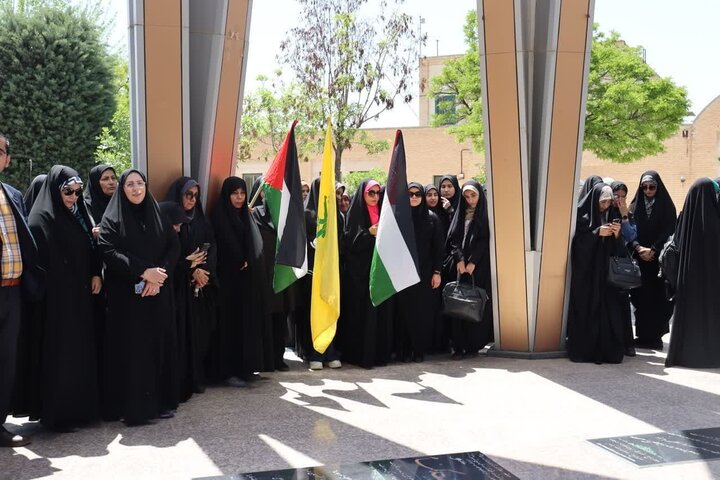 برگزاری تجمع دانشجویی «تا مسجدالاقصی» در قزوین