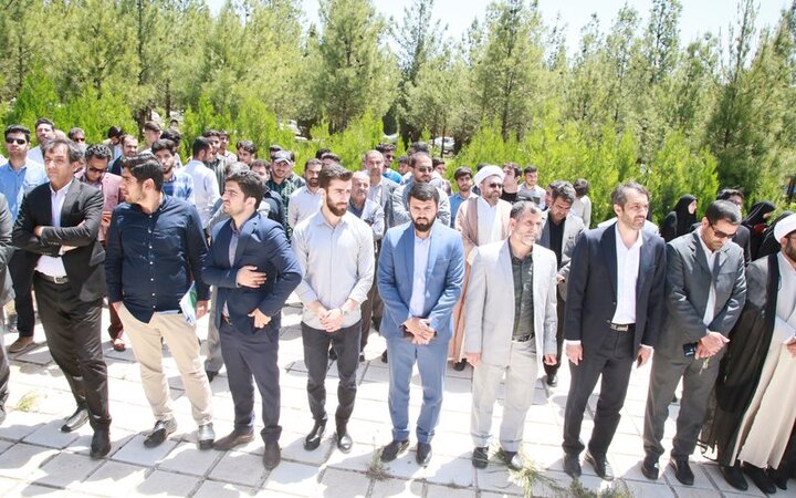 طنین شعار «مرگ بر آمریکا» و «مرگ بر اسرائیل» در دانشگاه لرستان