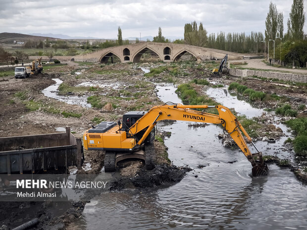 ساماندهی محدوده پل میر بهاءالدین زنجان