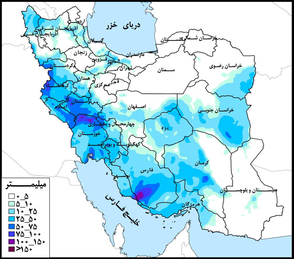 رشد ۱۹ درصدی بارندگی ها نسبت به مدت زمان سال آبی گذشته