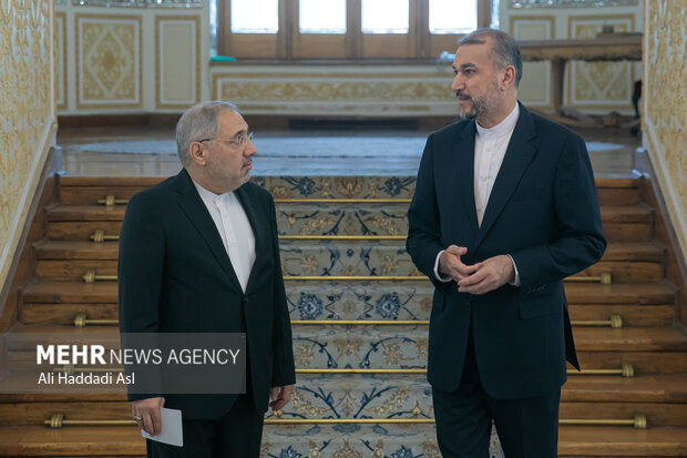 دیدار وزیر صنایع آفریقای مرکزی با وزیر امور خارجه ایران دیدار وزیر صنایع آفریقای مرکزی با وزیر امور خارجه ایران