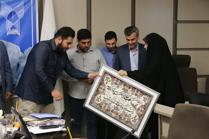 برگزاری آیین معارفه مسئول بسیج دانشجویی دانشگاه آزاد اسلامی همدان