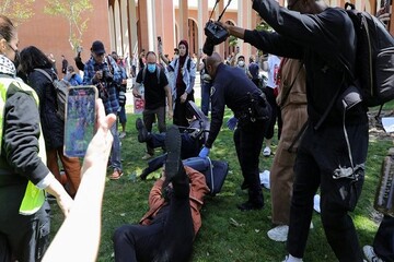 ABD'de, Filistin destekçisi protestolara San Francisco Üniversitesi de katıldı