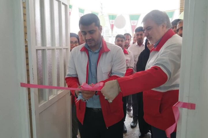 تجهیزات بانک امانات خانه هلال دشتستان رونمایی شد تجهیزات بانک امانات خانه هلال دشتستان رونمایی شد