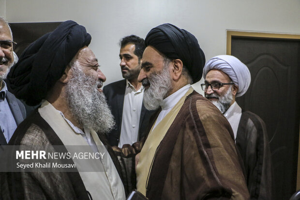 آئین تکریم آیت الله موسوی جزایری