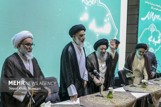 آئین تکریم آیت الله موسوی جزایری