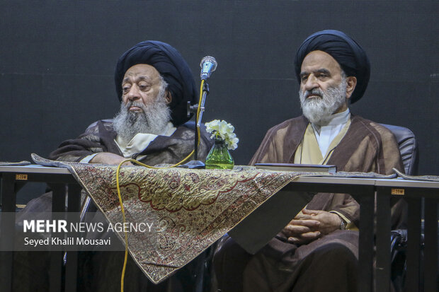 آئین تکریم آیت الله موسوی جزایری