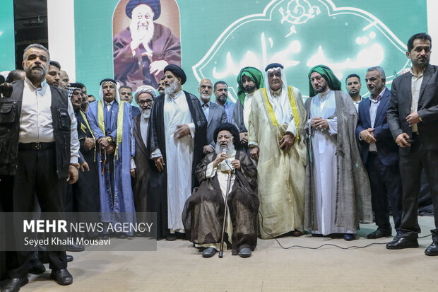 آئین تکریم آیت الله موسوی جزایری