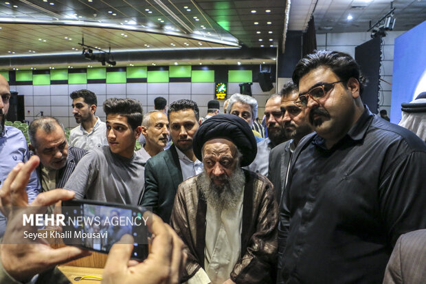 آئین تکریم آیت الله موسوی جزایری