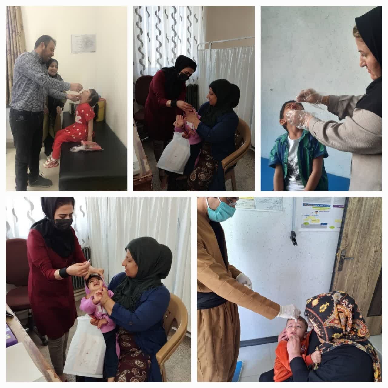 اتمام واکسیناسیون مرحله اول فلچ اطفال اتباع خارجی در کردستان
